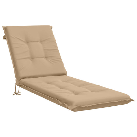 Sunlounger Cushion GEMERT 100% Polyester Sand 190 x 60 x 9 cm Sunlounger Cushion GEMERT 100% Polyester Sand 190 x 60 x 9 cm