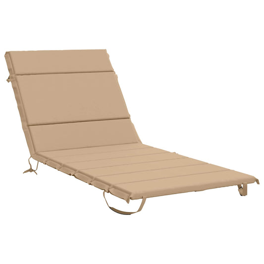 Sunlounger Cushion GEMERT 100% Polyester Sand 200 x 80 x 3 cm Sunlounger Cushion GEMERT 100% Polyester Sand 200 x 80 x 3 cm