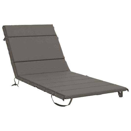 Sunlounger Cushion GEMERT 100% Polyester Grey 200 x 80 x 3 cm Sunlounger Cushion GEMERT 100% Polyester Grey 200 x 80 x 3 cm