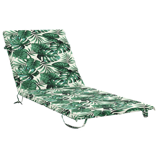 Sunlounger Cushion GEMERT 100% Polyester Leaf Pattern Sunlounger Cushion GEMERT 100% Polyester Leaf Pattern