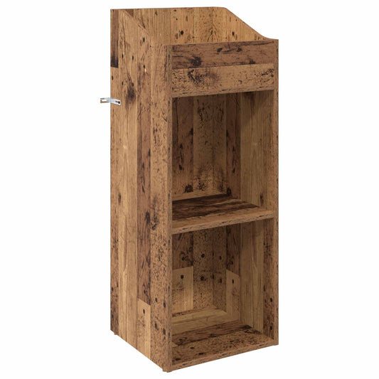 Record Cabinet Old Wood 36 x 36 x 95.5 cm Engineered Wood Record Cabinet Old Wood 36 x 36 x 95.5 cm Engineered Wood