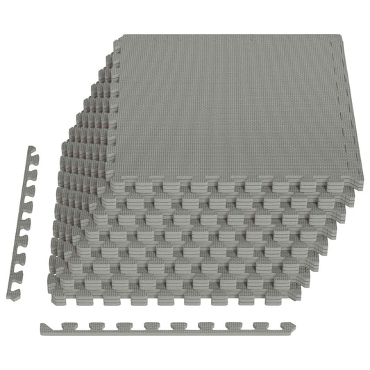 Floor Mats 24 pcs Grey 8.64 m² EVA Foam Floor Mats 24 pcs Grey 8.64 m² EVA Foam