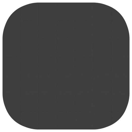 Pool Ground Mat 49 pcs Ø 408 cm Round EVA Foam Black Pool Ground Mat 49 pcs Ø 408 cm Round EVA Foam Black