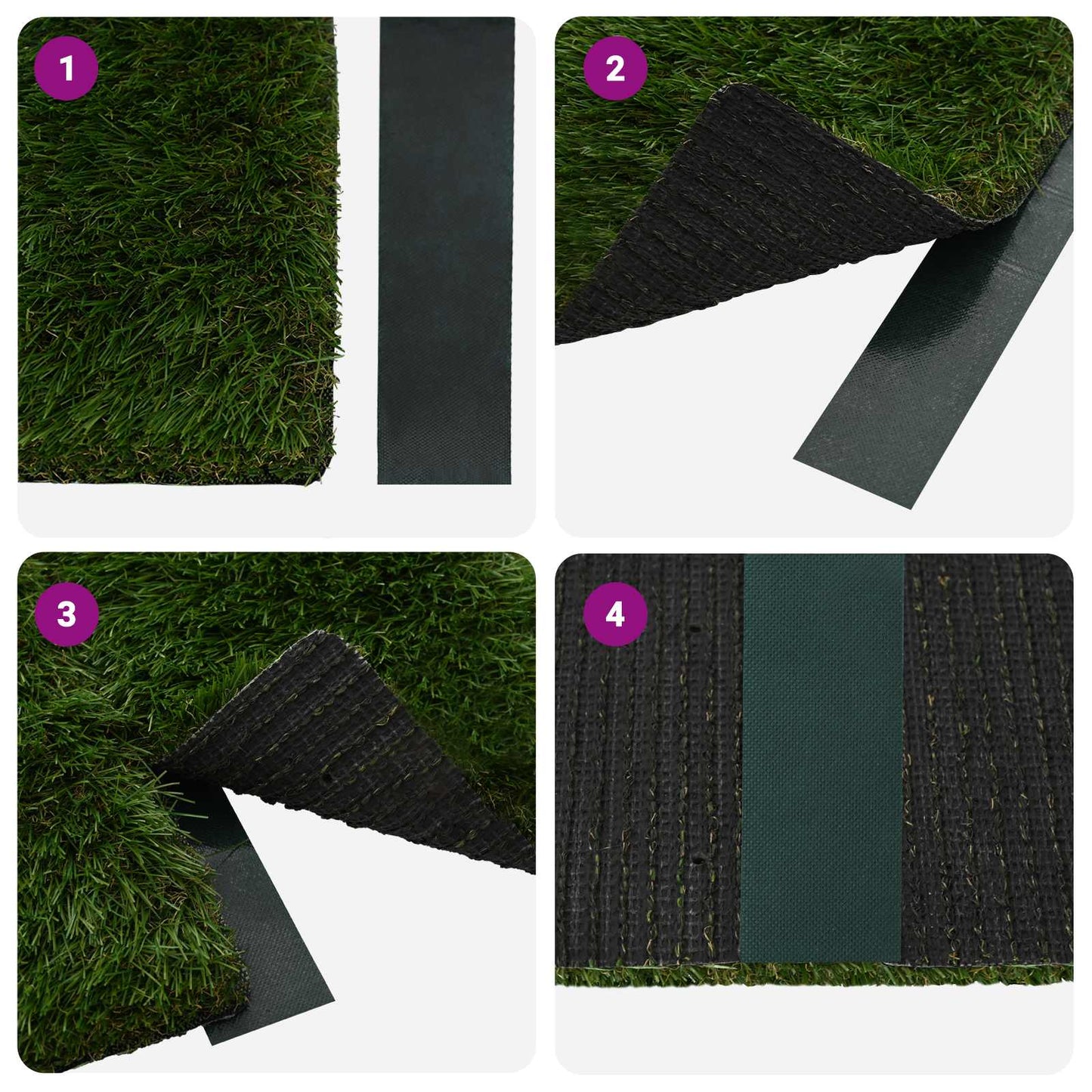Artificial Grass Tape Self-adhesive Green 10 x 0.05 cm