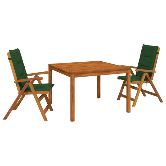 Garden Dining Set Natural Solid Acacia Wood Garden Dining Set Natural Solid Acacia Wood