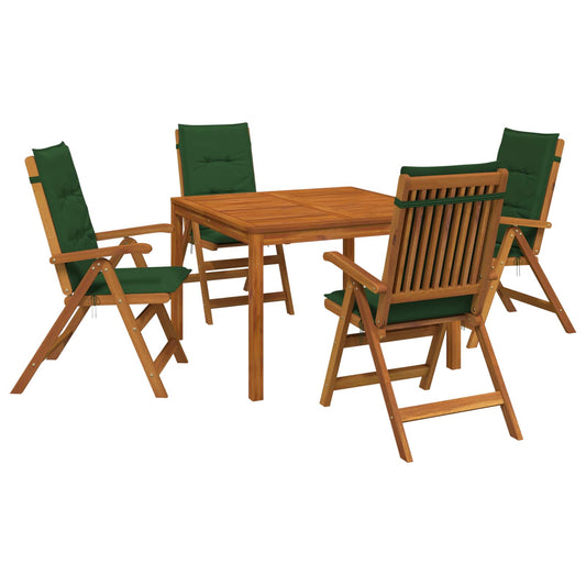 Garden Dining Set Natural Solid Acacia Wood Garden Dining Set Natural Solid Acacia Wood