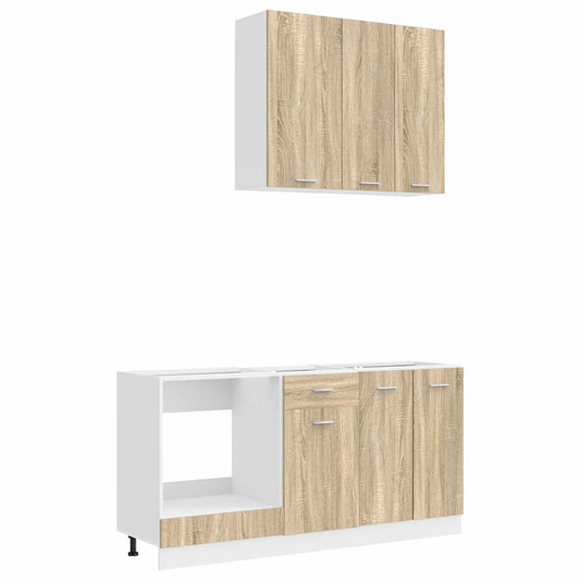 Kitchen Unit LYON 5 pcs Sonoma Oak Engineered Wood Kitchen Unit LYON 5 pcs Sonoma Oak Engineered Wood