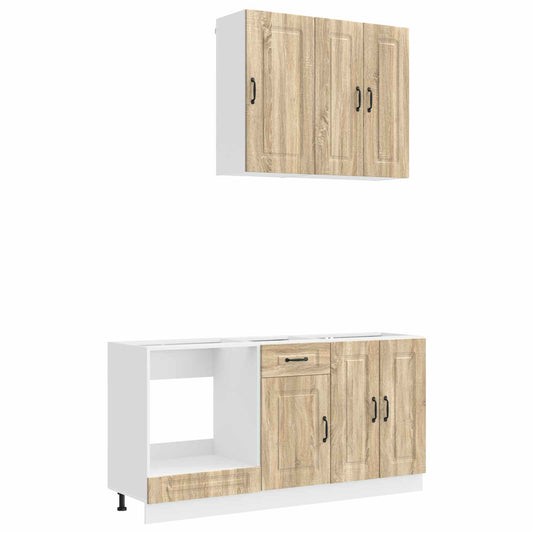 Kitchen Unit KALMAR 5 pcs Sonoma Oak Engineered Wood Kitchen Unit KALMAR 5 pcs Sonoma Oak Engineered Wood