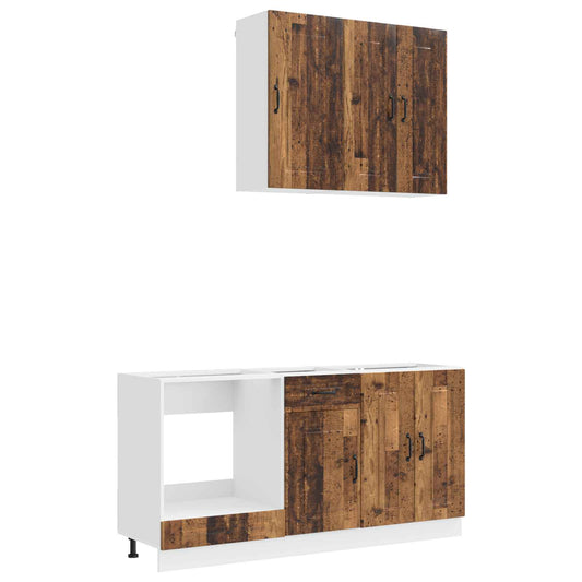 Kitchen Unit KALMAR 5 pcs Old Wood Engineered Wood Kitchen Unit KALMAR 5 pcs Old Wood Engineered Wood