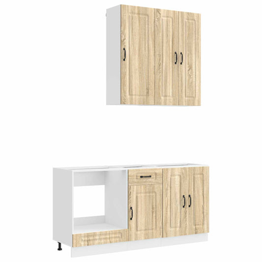 Kitchen Unit KALMAR 5 pcs Sonoma Oak Engineered Wood Kitchen Unit KALMAR 5 pcs Sonoma Oak Engineered Wood