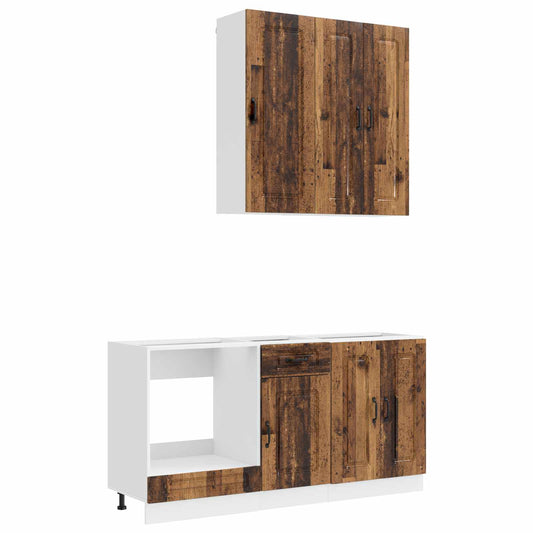 Kitchen Unit KALMAR 5 pcs Old Wood Engineered Wood Kitchen Unit KALMAR 5 pcs Old Wood Engineered Wood