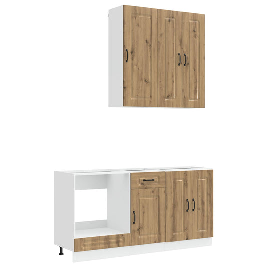 Kitchen Unit KALMAR 5 pcs Artisan Oak Engineered Wood Kitchen Unit KALMAR 5 pcs Artisan Oak Engineered Wood