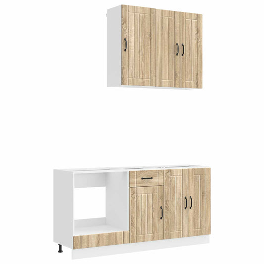 Kitchen Unit LUCCA 5 pcs Sonoma Oak Engineered Wood Kitchen Unit LUCCA 5 pcs Sonoma Oak Engineered Wood