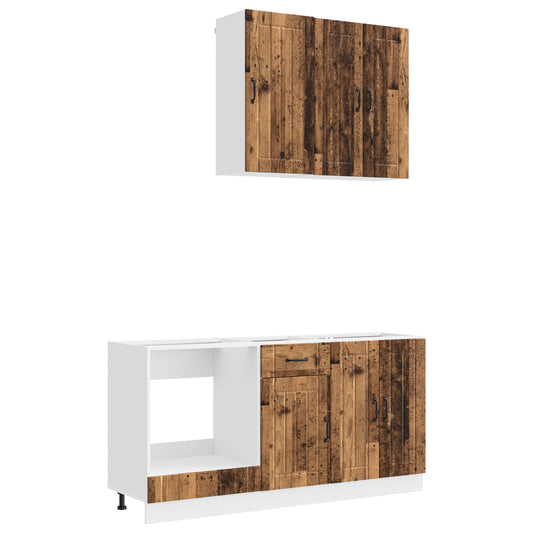 Kitchen Unit LUCCA 5 pcs Old Wood Engineered Wood Kitchen Unit LUCCA 5 pcs Old Wood Engineered Wood