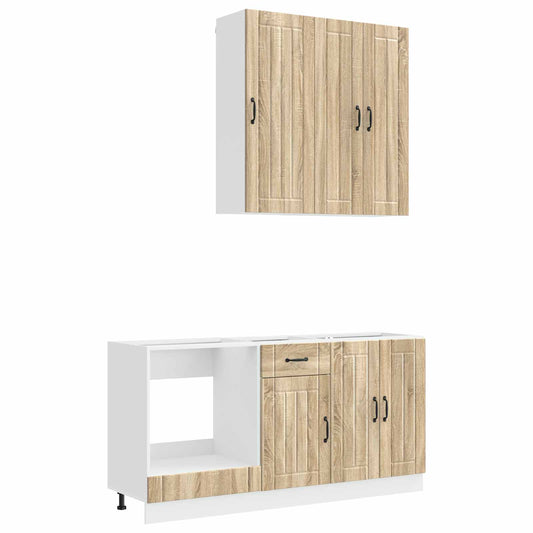 Kitchen Unit LUCCA 5 pcs Sonoma Oak Engineered Wood Kitchen Unit LUCCA 5 pcs Sonoma Oak Engineered Wood