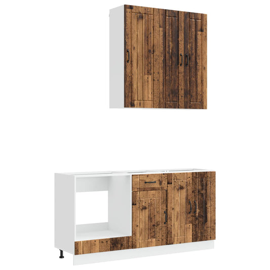 Kitchen Unit LUCCA 5 pcs Old Wood Engineered Wood Kitchen Unit LUCCA 5 pcs Old Wood Engineered Wood
