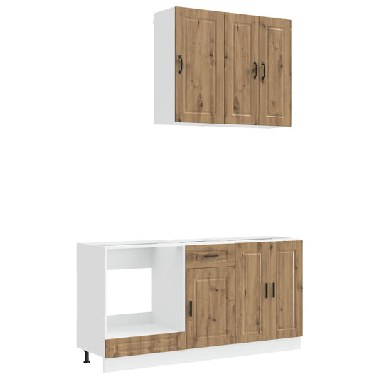 Kitchen Unit PORTO 5 pcs Artisan Oak Engineered Wood Kitchen Unit PORTO 5 pcs Artisan Oak Engineered Wood
