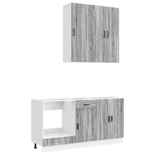 Kitchen Unit PORTO 5 pcs Grey Sonoma Engineered Wood Kitchen Unit PORTO 5 pcs Grey Sonoma Engineered Wood