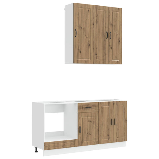 Kitchen Unit PORTO 5 pcs Artisan Oak Engineered Wood Kitchen Unit PORTO 5 pcs Artisan Oak Engineered Wood