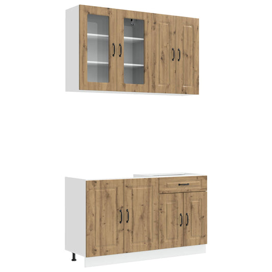 Kitchen Unit KALMAR 4 pcs Artisan Oak Engineered Wood Kitchen Unit KALMAR 4 pcs Artisan Oak Engineered Wood