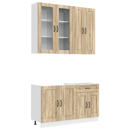 Kitchen Unit KALMAR 4 pcs Sonoma Oak Engineered Wood Kitchen Unit KALMAR 4 pcs Sonoma Oak Engineered Wood