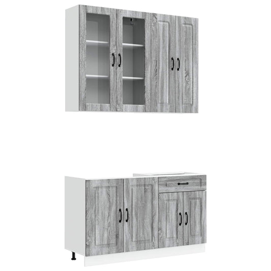Kitchen Unit KALMAR 4 pcs Grey Sonoma Engineered Wood Kitchen Unit KALMAR 4 pcs Grey Sonoma Engineered Wood