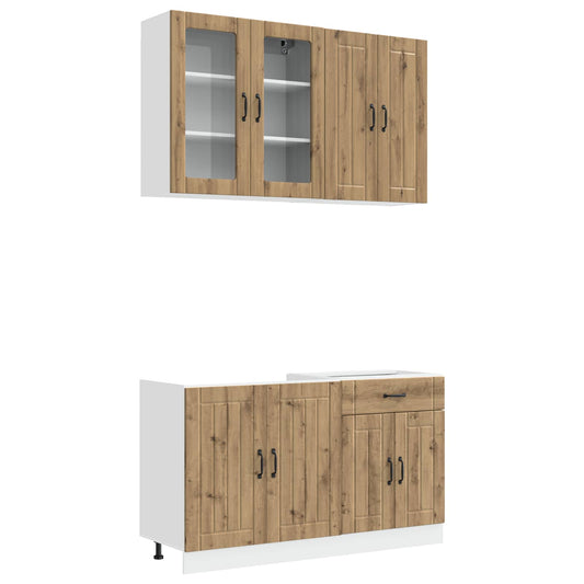 Kitchen Unit LUCCA 4 pcs Artisan Oak Engineered Wood Kitchen Unit LUCCA 4 pcs Artisan Oak Engineered Wood