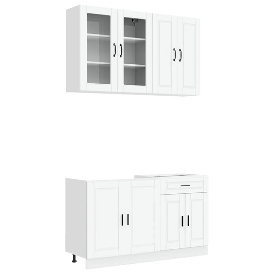 Kitchen Unit PORTO 4 pcs White Engineered Wood Kitchen Unit PORTO 4 pcs White Engineered Wood
