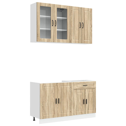 Kitchen Unit PORTO 4 pcs Sonoma Oak Engineered Wood Kitchen Unit PORTO 4 pcs Sonoma Oak Engineered Wood
