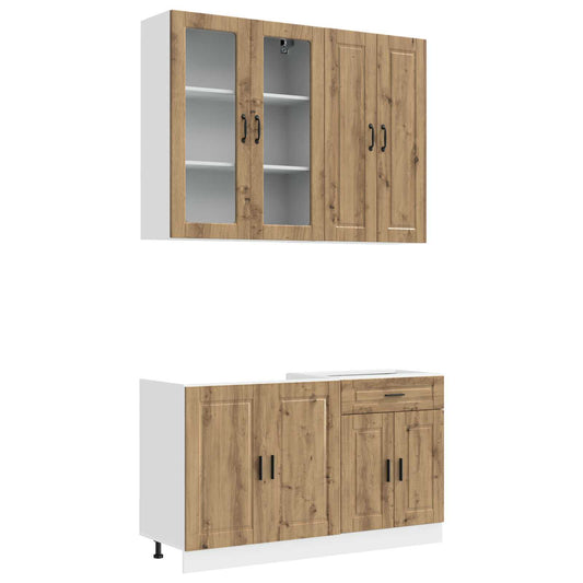 Kitchen Unit PORTO 4 pcs Artisan Oak Engineered Wood Kitchen Unit PORTO 4 pcs Artisan Oak Engineered Wood