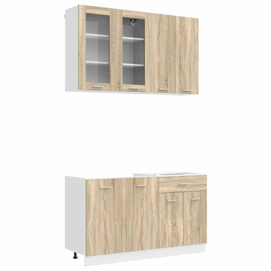 Kitchen Unit LYON 4 pcs Sonoma Oak Engineered Wood Kitchen Unit LYON 4 pcs Sonoma Oak Engineered Wood
