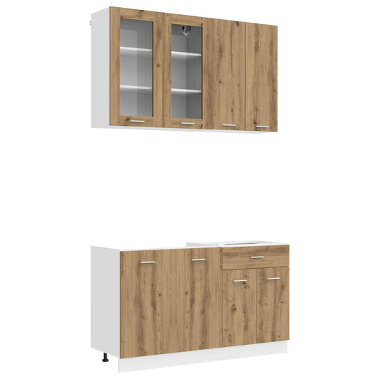 Kitchen Unit LYON 4 pcs Artisan Oak Engineered Wood Kitchen Unit LYON 4 pcs Artisan Oak Engineered Wood