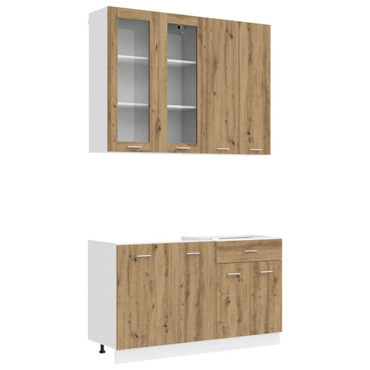 Kitchen Unit LYON 4 pcs Artisan Oak Engineered Wood Kitchen Unit LYON 4 pcs Artisan Oak Engineered Wood