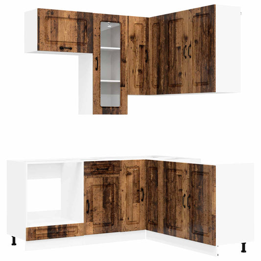 Kitchen Unit KALMAR 8 pcs Old Wood Engineered Wood Kitchen Unit KALMAR 8 pcs Old Wood Engineered Wood