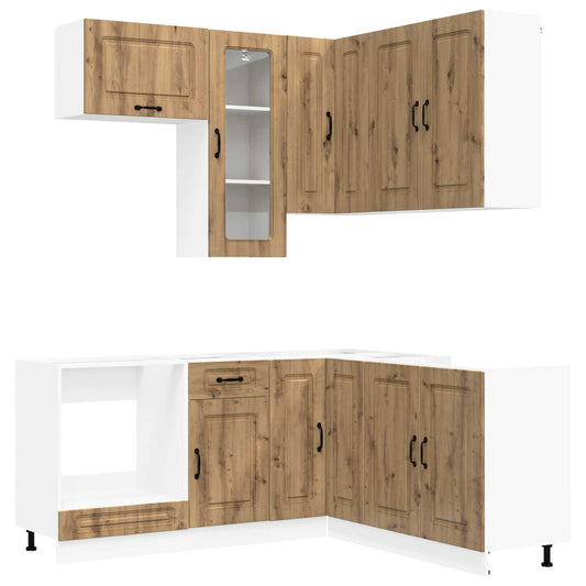 Kitchen Unit KALMAR 8 pcs Artisan Oak Engineered Wood Kitchen Unit KALMAR 8 pcs Artisan Oak Engineered Wood