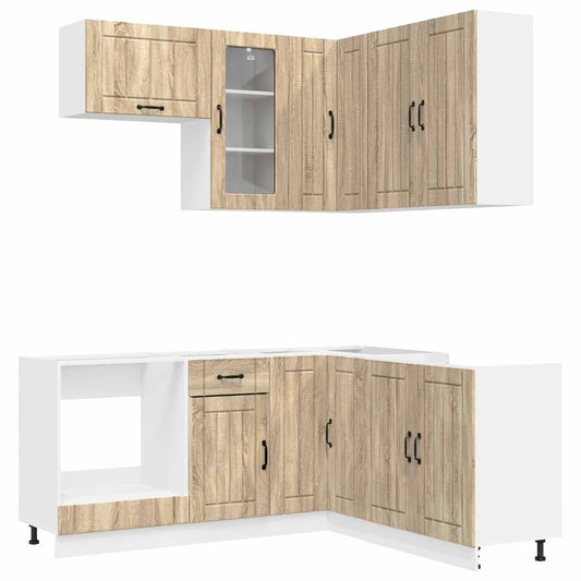 Kitchen Unit LUCCA 8 pcs Sonoma Oak Engineered Wood Kitchen Unit LUCCA 8 pcs Sonoma Oak Engineered Wood