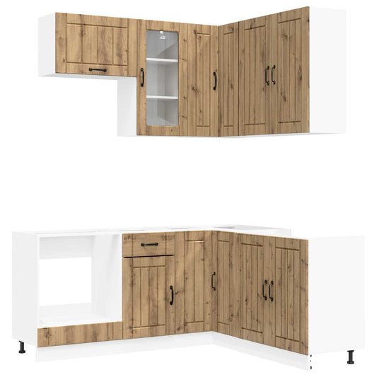 Kitchen Unit LUCCA 8 pcs Artisan Oak Engineered Wood Kitchen Unit LUCCA 8 pcs Artisan Oak Engineered Wood