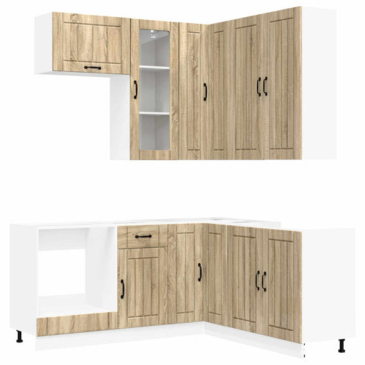 Kitchen Unit LUCCA 8 pcs Sonoma Oak Engineered Wood Kitchen Unit LUCCA 8 pcs Sonoma Oak Engineered Wood
