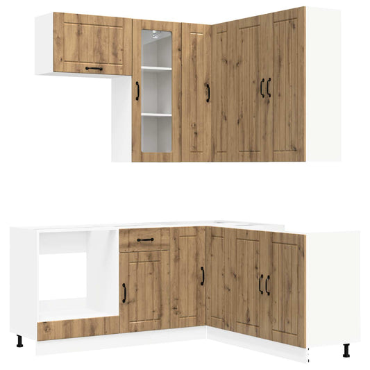 Kitchen Unit LUCCA 8 pcs Artisan Oak Engineered Wood Kitchen Unit LUCCA 8 pcs Artisan Oak Engineered Wood