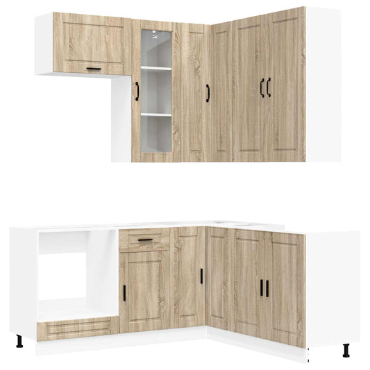 Kitchen Unit PORTO 8 pcs Sonoma Oak Engineered Wood Kitchen Unit PORTO 8 pcs Sonoma Oak Engineered Wood