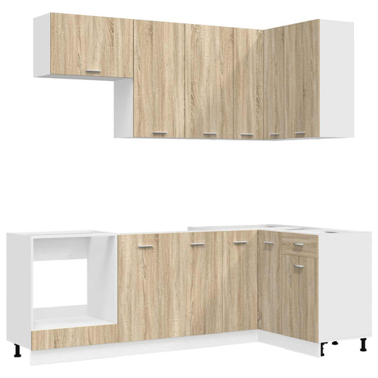 Kitchen Unit LYON 8 pcs Sonoma Oak Engineered Wood Kitchen Unit LYON 8 pcs Sonoma Oak Engineered Wood