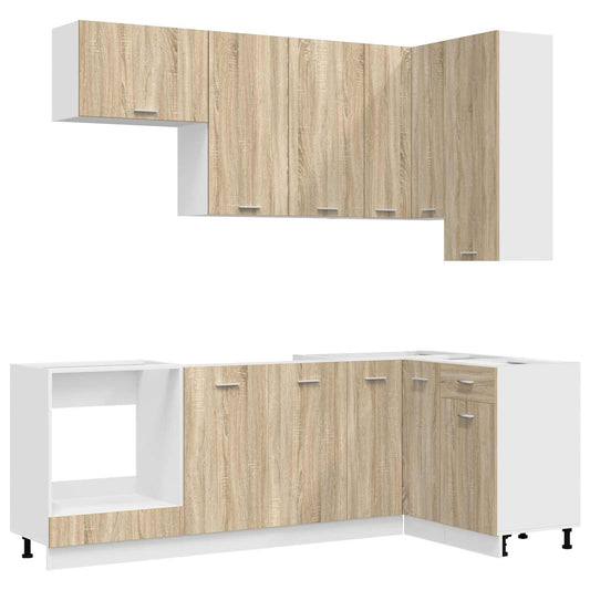 Kitchen Unit LYON 8 pcs Sonoma Oak Engineered Wood Kitchen Unit LYON 8 pcs Sonoma Oak Engineered Wood