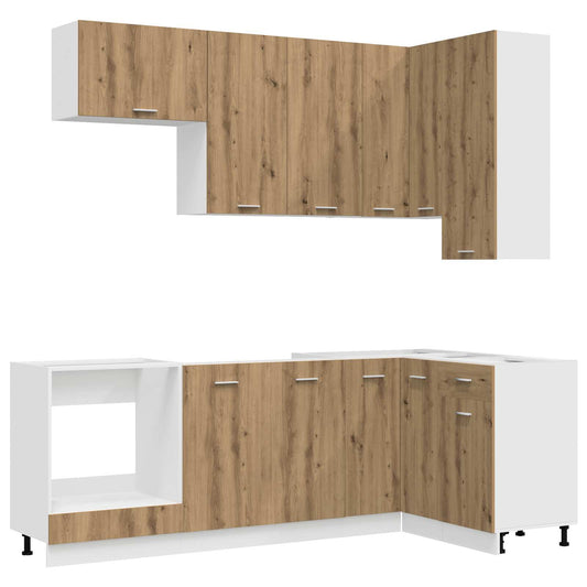 Kitchen Unit LYON 8 pcs Artisan Oak Engineered Wood Kitchen Unit LYON 8 pcs Artisan Oak Engineered Wood