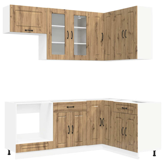 Kitchen Unit KALMAR 8 pcs Artisan Oak Engineered Wood Kitchen Unit KALMAR 8 pcs Artisan Oak Engineered Wood