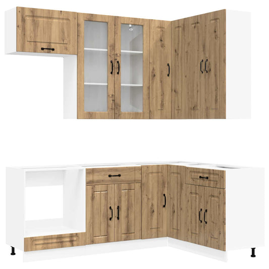 Kitchen Unit KALMAR 8 pcs Artisan Oak Engineered Wood Kitchen Unit KALMAR 8 pcs Artisan Oak Engineered Wood