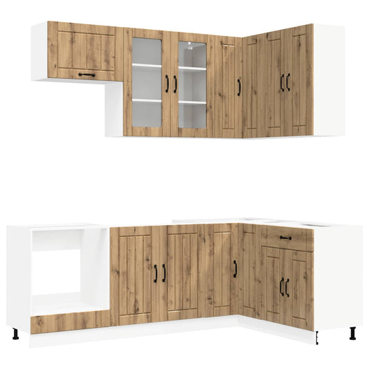 Kitchen Unit LUCCA 8 pcs Artisan Oak Engineered Wood Kitchen Unit LUCCA 8 pcs Artisan Oak Engineered Wood