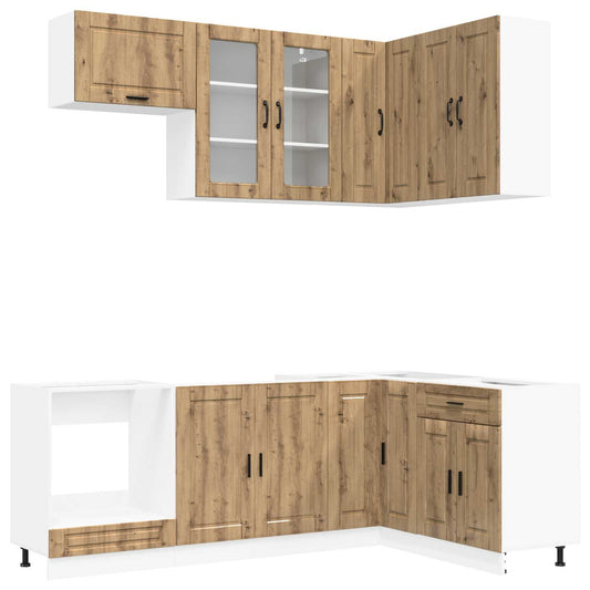 Kitchen Unit PORTO 8 pcs Artisan Oak Engineered Wood Kitchen Unit PORTO 8 pcs Artisan Oak Engineered Wood