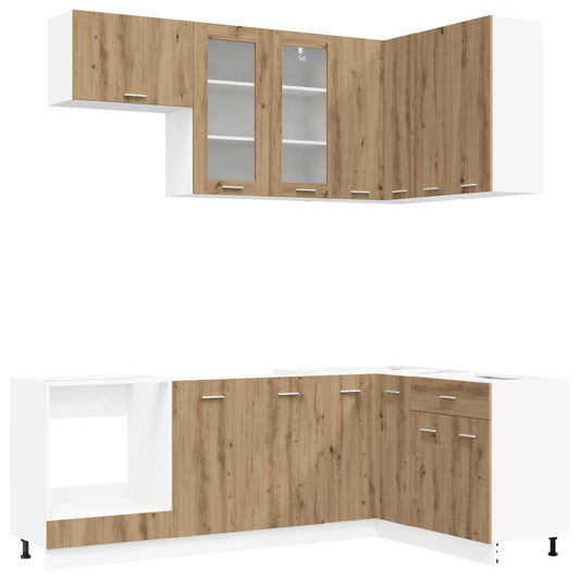 Kitchen Unit LYON 8 pcs Artisan Oak Engineered Wood Kitchen Unit LYON 8 pcs Artisan Oak Engineered Wood