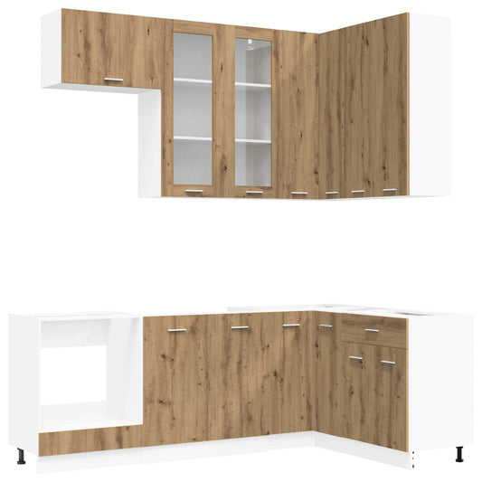 Kitchen Unit LYON 8 pcs Artisan Oak Engineered Wood Kitchen Unit LYON 8 pcs Artisan Oak Engineered Wood