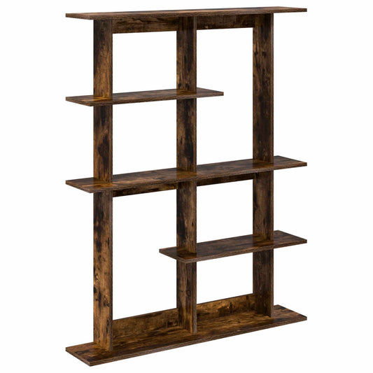 Wall Shelf Smoked Oak 102 x 20 x 130 cm Engineered Wood Wall Shelf Smoked Oak 102 x 20 x 130 cm Engineered Wood
